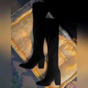 Elegant Black Over-the-Knee Women's Boots